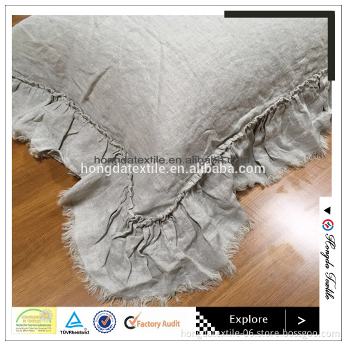100%linen duvet cover set with ruffles,product with stone washed finish
Supplier's Choice